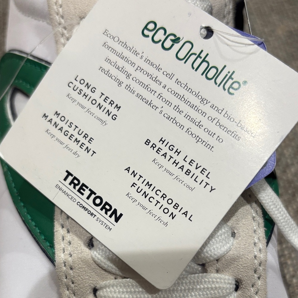 Tretorn Cream and Green Sneakers - Picture 12 of 12